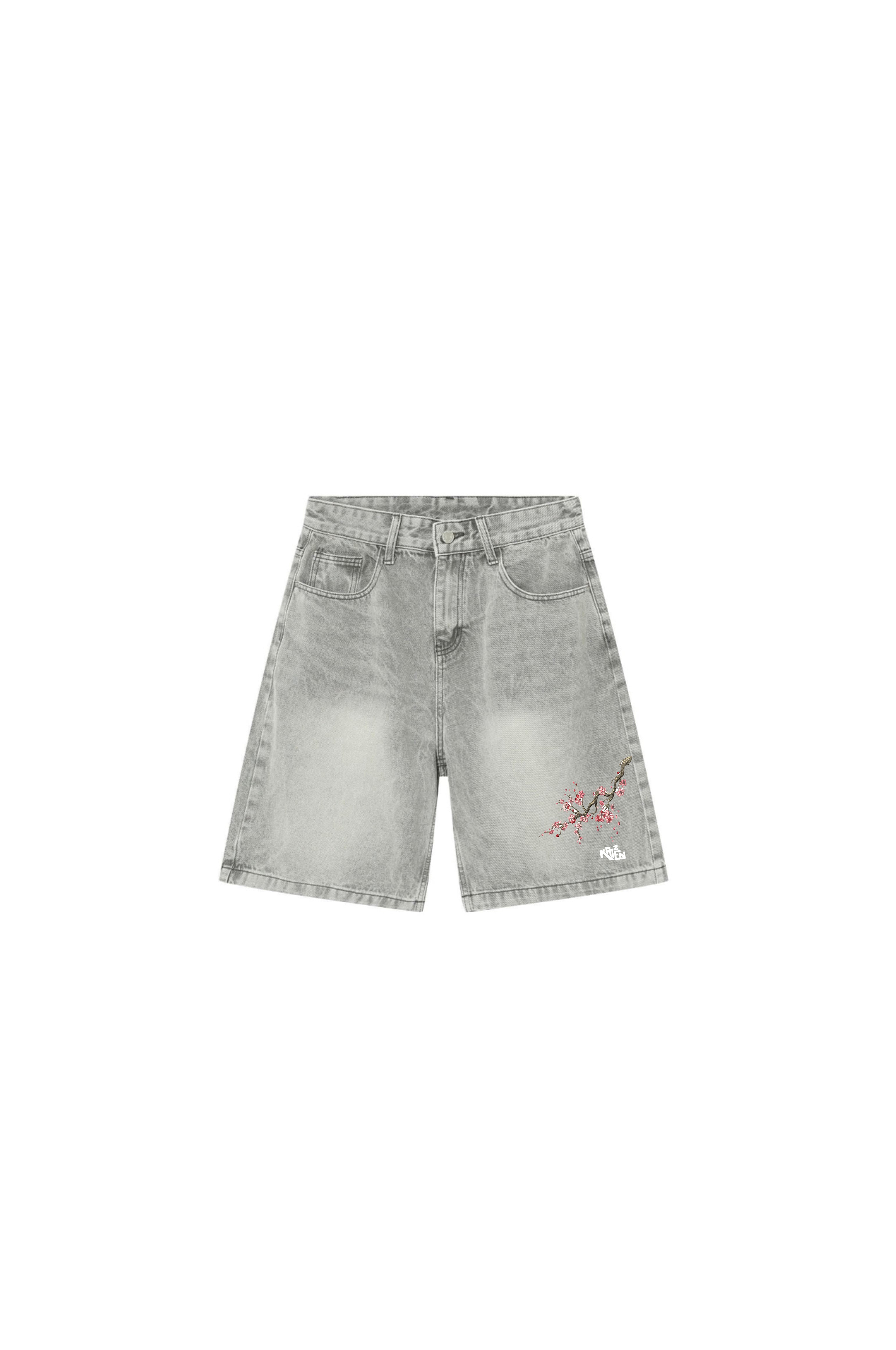 Blossom Jorts Grey